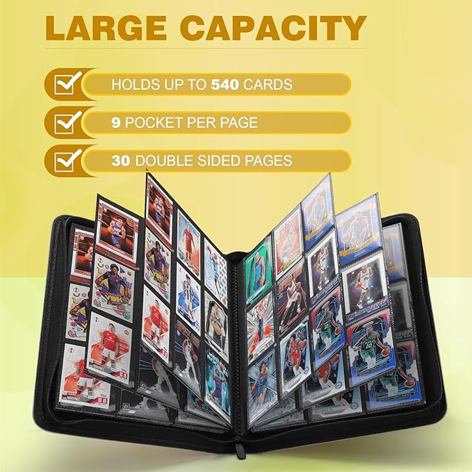 Trading Card Binder, Card Binder 9 Pocket - Image 5