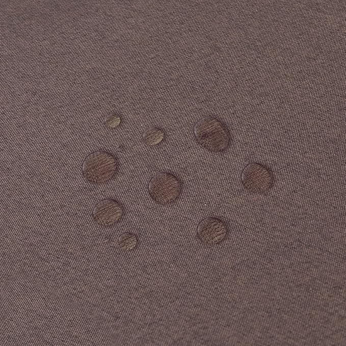 NLMUVW Brown Linen Tablecloth Round Tables, Small Chocolate Table Cloth - Image 3