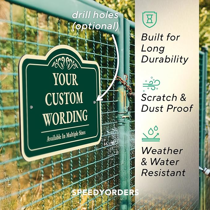 Custom Decorative Outdoor Metal Sign - Image 6
