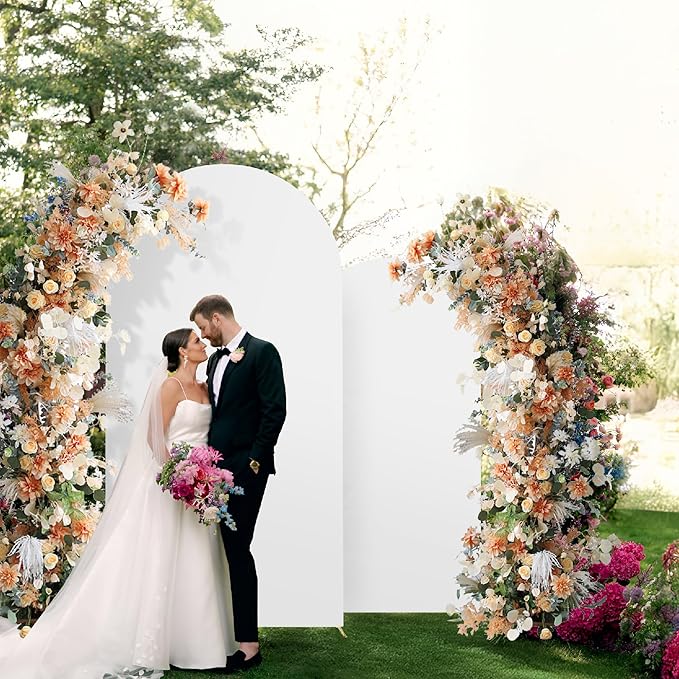 Set of 2 Arch Backdrop Cover, High Elastic Wrinkle-Resistant Arch Cover - Image 4