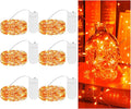 TingMiao Halloween Orange Fairy Lights Battery Operate, 7.2ft 20 LEDs String by TingMiao
