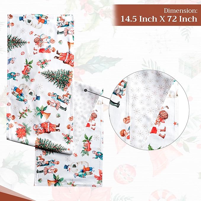 Maison d' Hermine Table Runner 100% Cotton Double Layer Table Runners 72 inches - Image 4