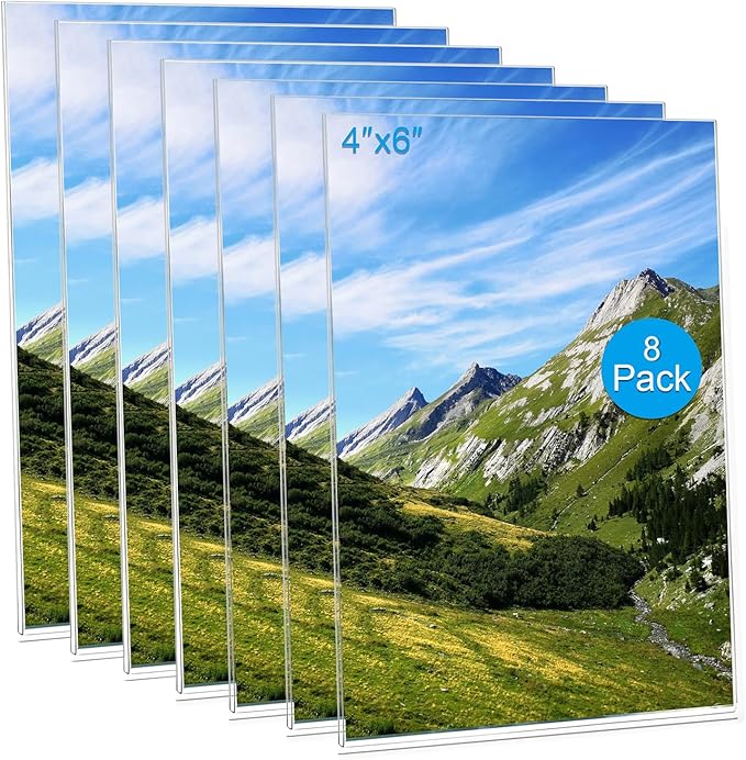 Magnetic Picture Frames for Refrigerator 4x6 Inch, Magnetic Photo Holders for by Douildhaiy