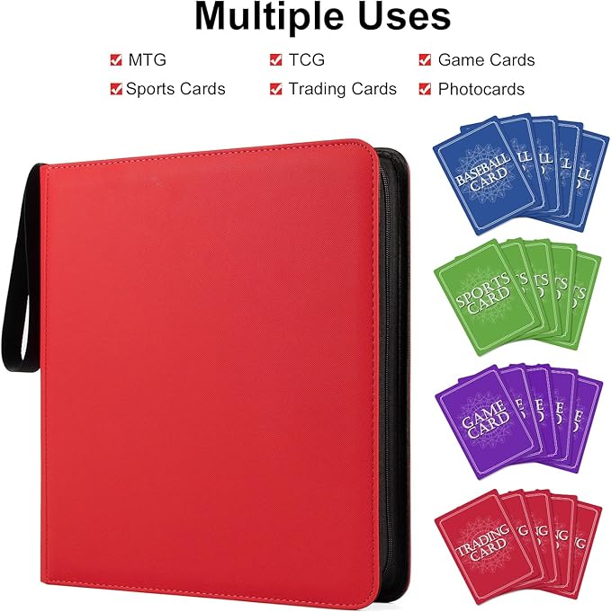 GEAoffice 12 Pocket Trading Card Binder - Image 6