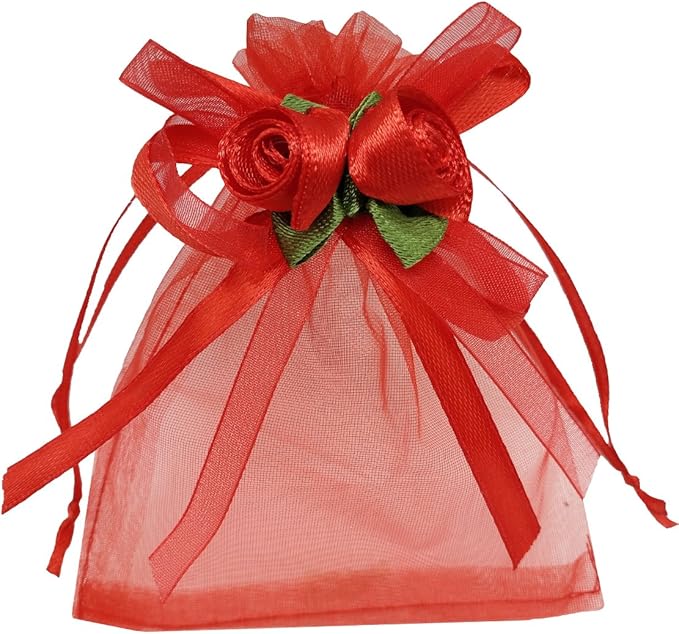 Ankirol 50pcs Sheer Organza Favor Bags by Ankirol