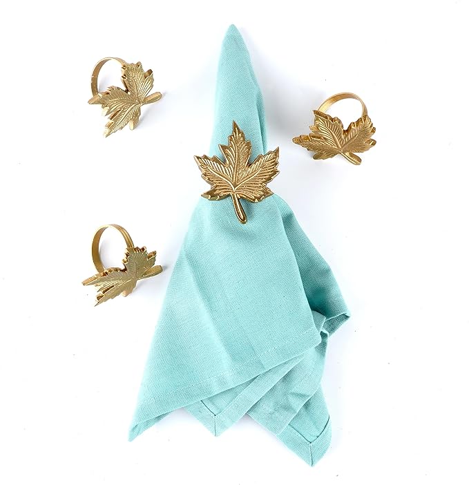 Napkin Rings, Shiny Metal Napkin Rings - Image 5
