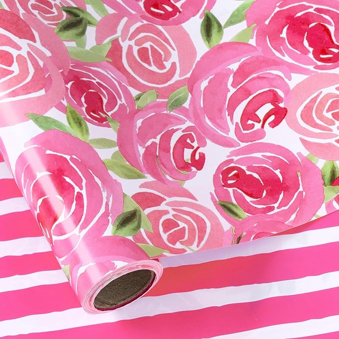 RUSPEPA Reversible Wrapping Paper Roll by RUSPEPA