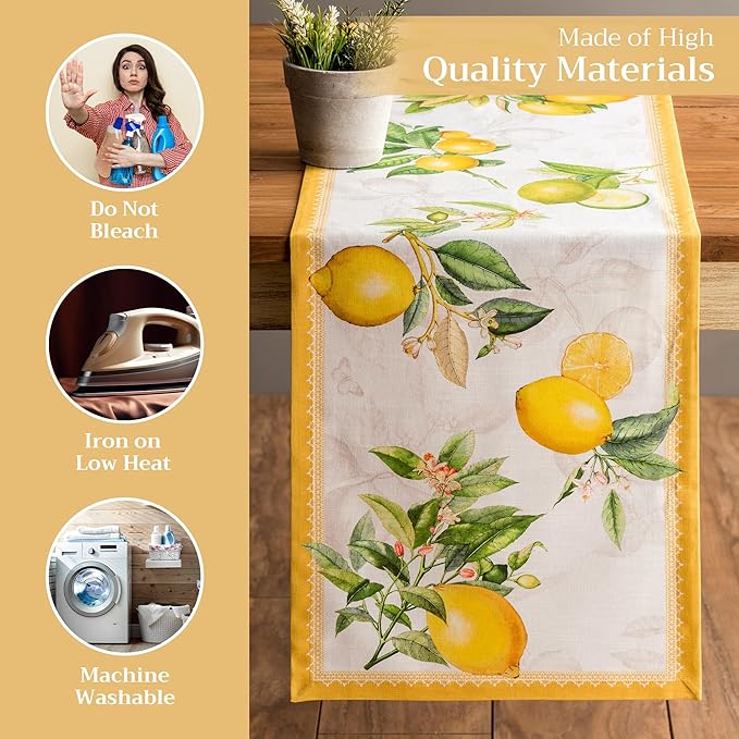 Maison d' Hermine Table Runner 100% Cotton Single Layer Table Runners 108 - Image 3