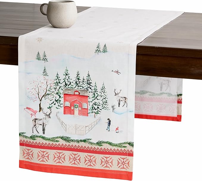 Maison d' Hermine Table Runner 100% Cotton Single Layer Table Runners 72 inches by MaisondHermine