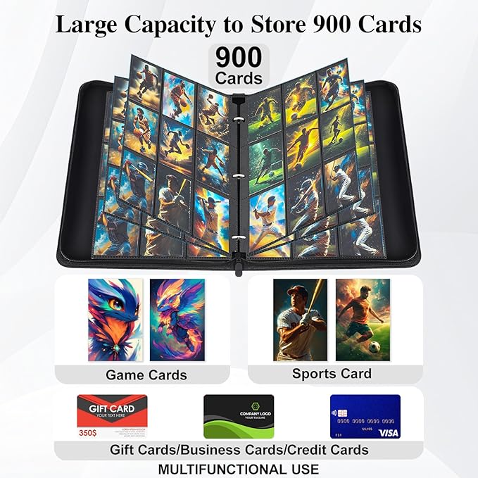 Trading Card Binder 9 Pocket - Image 6