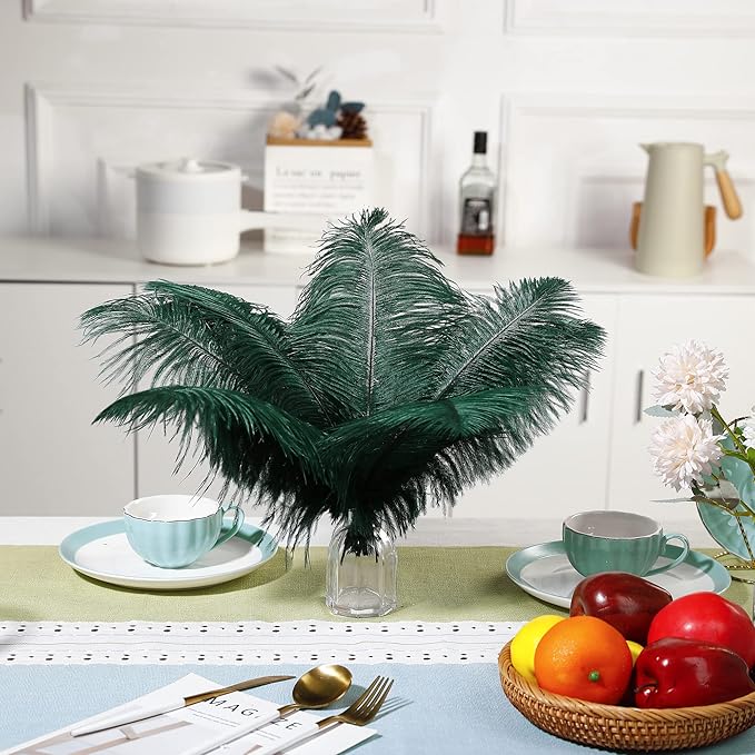 Ballinger Blackish Green Ostrich Feathers - Image 6