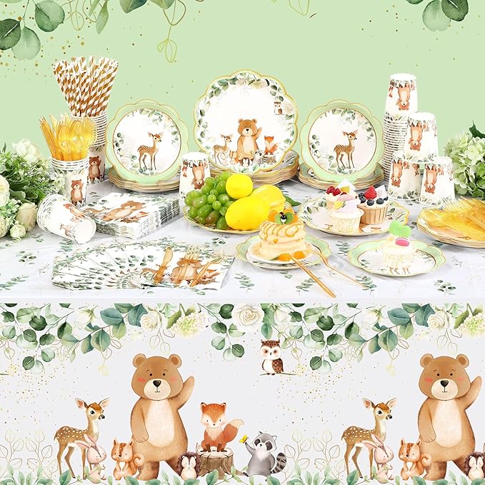 452 Pcs Woodland Party Decoration - Image 5