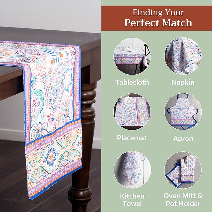 Maison d' Hermine Table Runner 100% Cotton Single Layer Table Runners 108 - Image 5