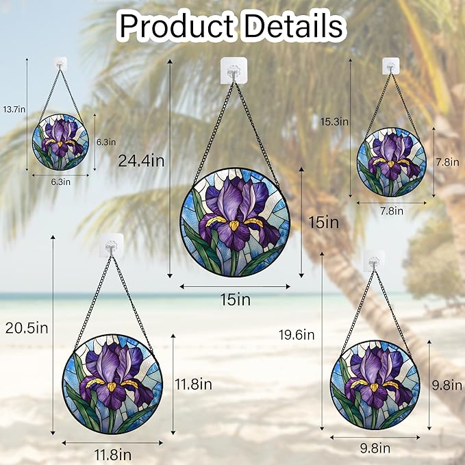 Stained Glass Window Hanging - Image 6