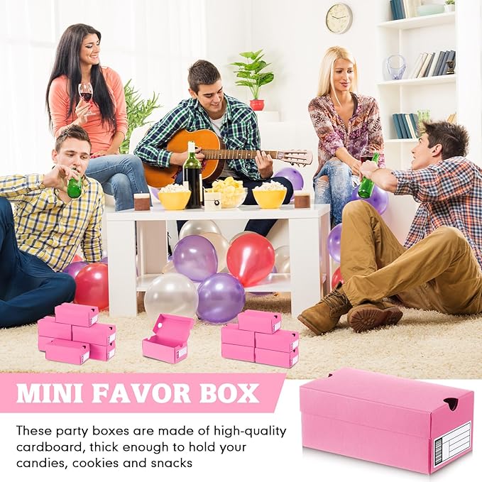 12 Sets Mini Shoe Gifts Boxes for Party Favors 4.7 x 2.5 x 2 Inch Sports Mini - Image 6