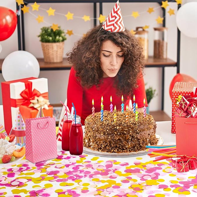 RYKOMO 10000 Pieces 1 Inch Round Tissue Paper Table Confetti Dots 3.5oz - Image 5