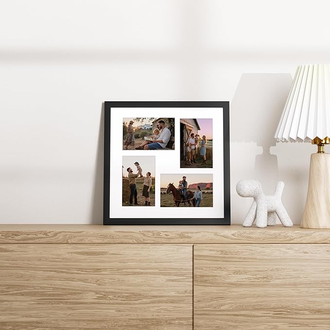 Vittanly 12x12 Collage Picture Frame, Displays 4Pcs 4x6 Pictures - Image 5