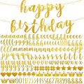 TaoBary 167 Pcs DIY Banner Kit Happy Birthday Glitter Banner Customizable by TaoBary
