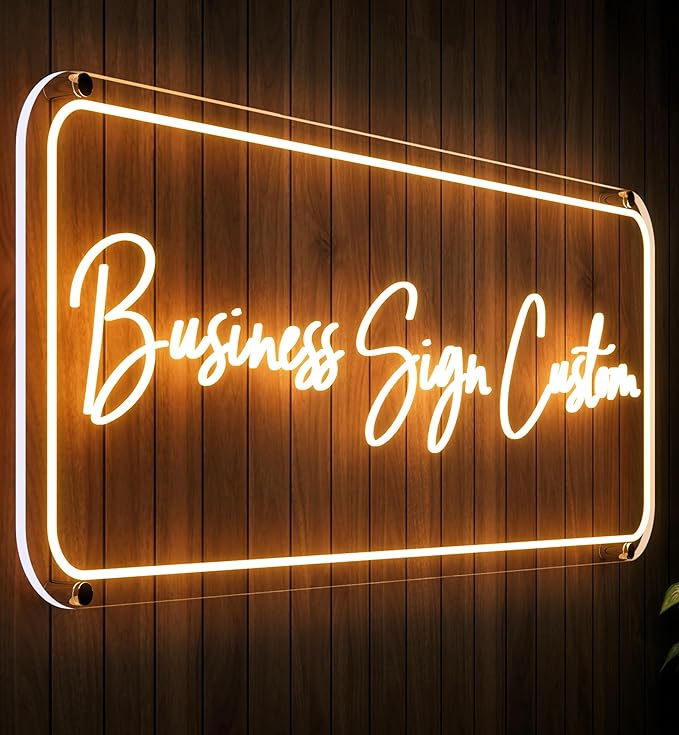 Custom Neon Sign, Custom LED Neon Sign Customizable by CIONAOR