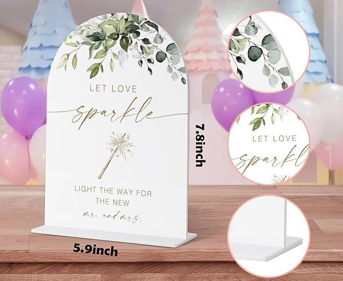 Let Love Glow Sign, Wedding Glow Sticks - Image 2