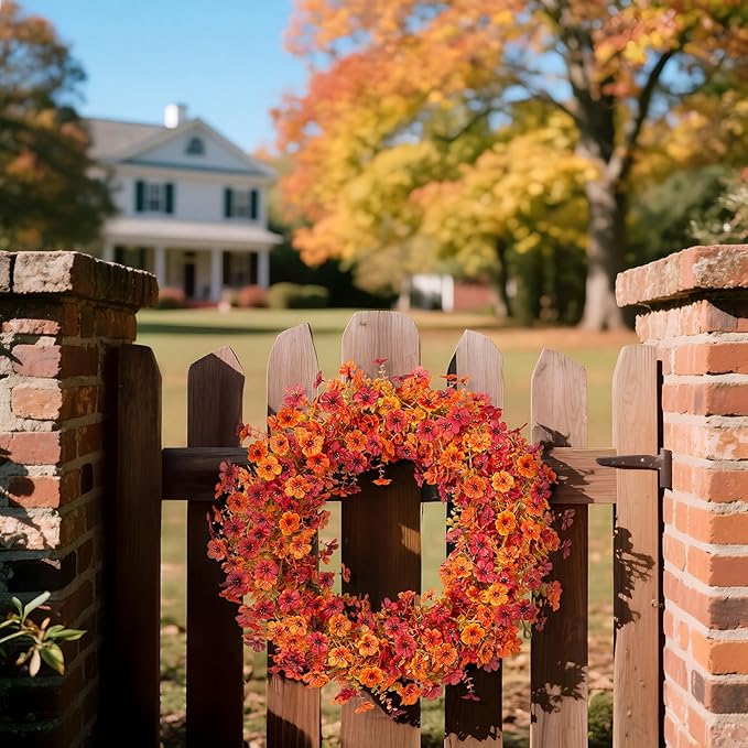 Fall Mums Flowers Artificial Garland - Image 7