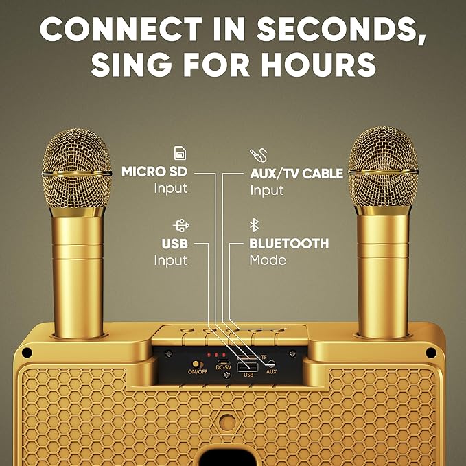 MASINGO Karaoke Machine for Adults and Kids - Image 7