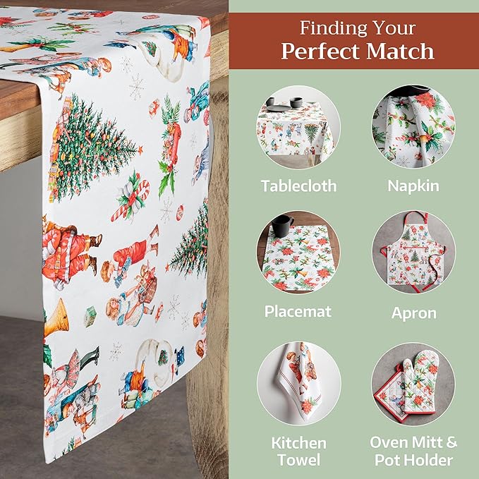 Maison d' Hermine Table Runner 100% Cotton Single Layer Table Runners 108 - Image 5
