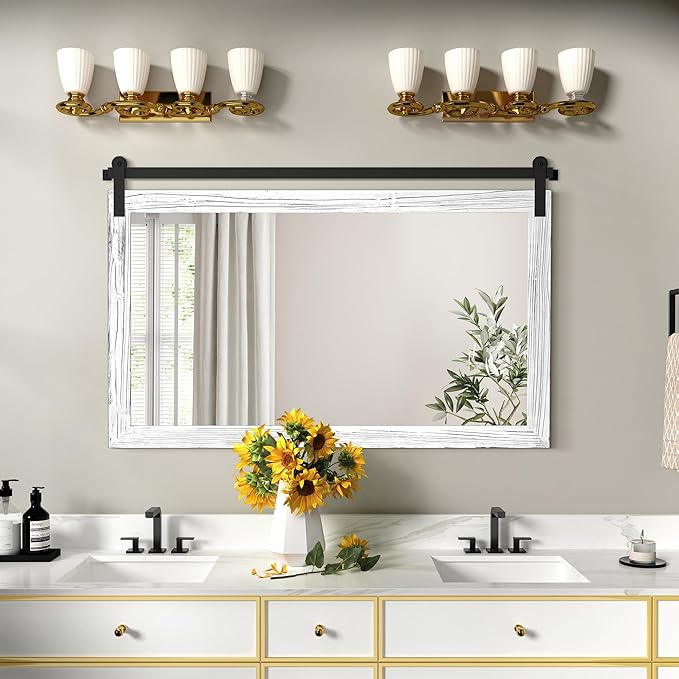 COGOOD Farmhouse Bathroom Mirror by COGOOD
