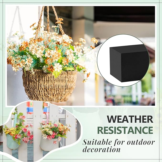 Lallisa 8 Pcs Reusable Floral Foam Blocks Water Weather Resistant Dry Floral - Image 5