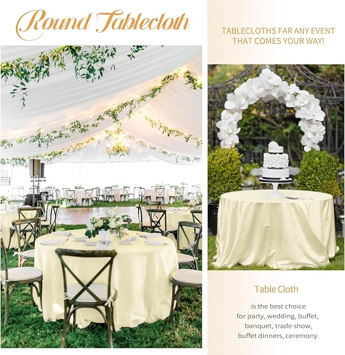 6 Pack Round Tablecloths - Image 6