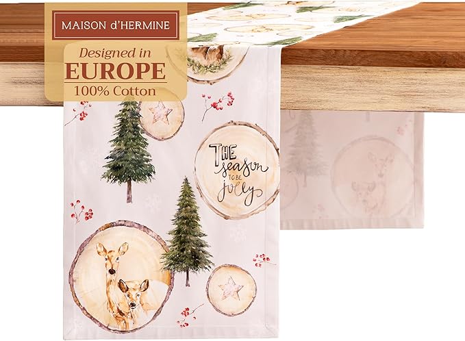 Maison d' Hermine Table Runner 100% Cotton Single Layer Table Runners 72 inches by MaisondHermine
