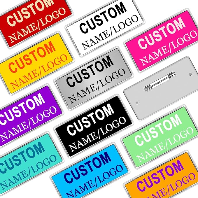 Custom Name Tags ID Badges by Custom
