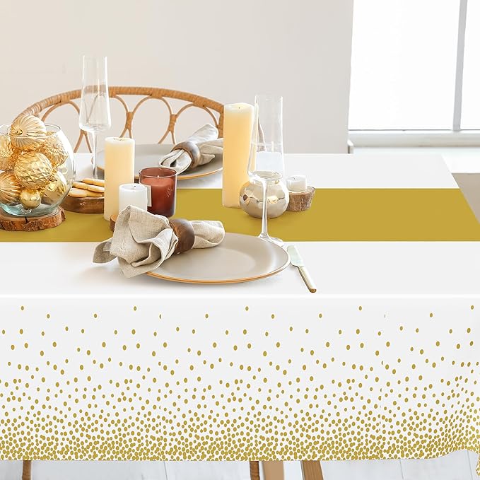 QZYL 12Pack Table Cloth Rectangle Tables, Waterproof Table Covers - Image 4