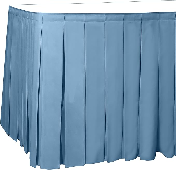 Ultimate Textile Pleat Polyester Fabric Table Skirt by UltimateTextile
