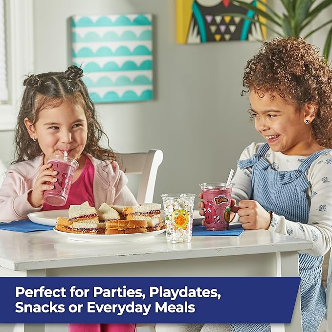 Hefty Zoo Pals Kids Cups, Animal Printed Kids Plastic Cups - Image 7