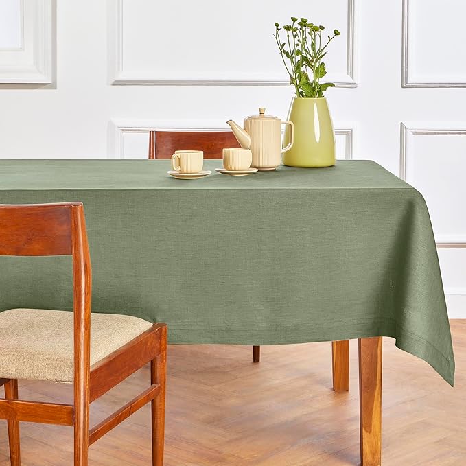 Solino Home Linen Tablecloth 60 x 90 Inch by SolinoHome