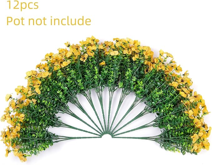 HyeFlora Artificial Fall Flowers Faux Mums - Image 3