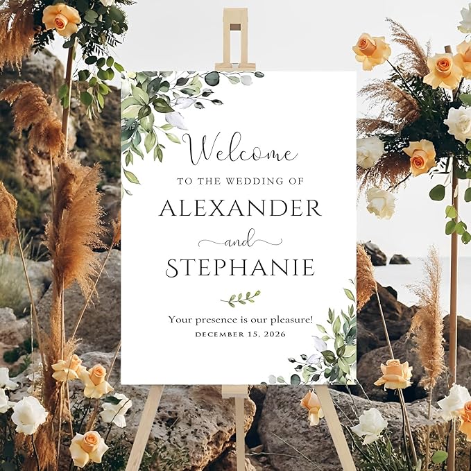 Welcome to Our Wedding Sign - Image 3