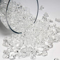 1000Pcs Vase Fillers, Crystal Beads Stones Crafts Small Clear Fake Ice Cubes by Briful