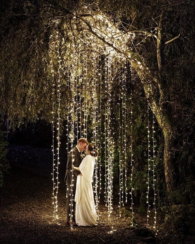 Fairy Lights Battery Operated, Firecracker String Lights Waterproof Silver Wire - Image 5