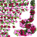 Floweroyal 6 Pack Artificial Flower Garlands 15.8FT Fake Rose Vines Silk by FloweroyalCrafts