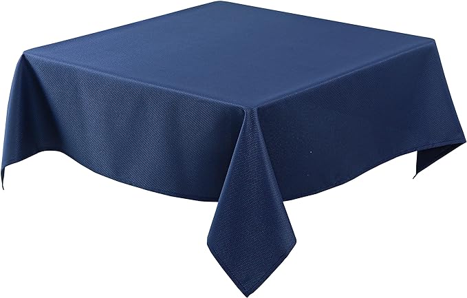 Biscaynebay Textured Fabric Square Tablecloths 54x54 Inches, Wedding and by Biscaynebay