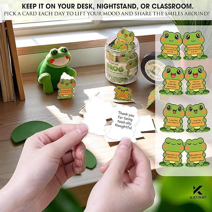 Positive Frog Jar – Thank You Gifts - Image 3
