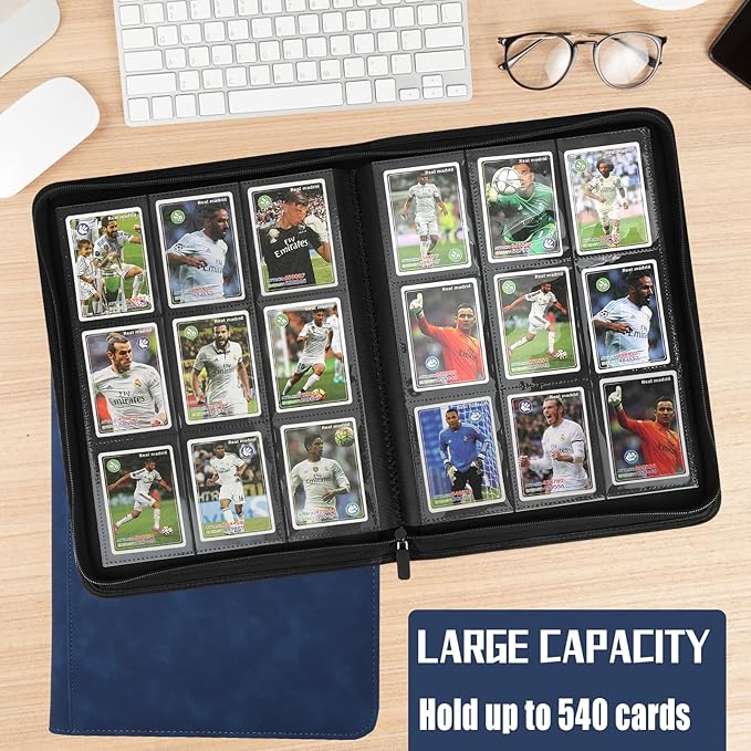 9 Pocket Card Binder, 540 Pocket Trading Card Binders, Loading Pocket - Image 5