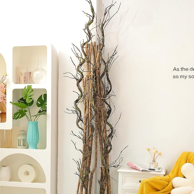 180cm/70.86in Bendable Artificial Tree Branches Liana Vines Garland Rattan - Image 2