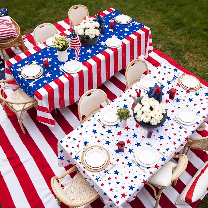 Gatherfun 4th of July Party Supplies Set- American Flag Patriotic Theme Kit - Image 3