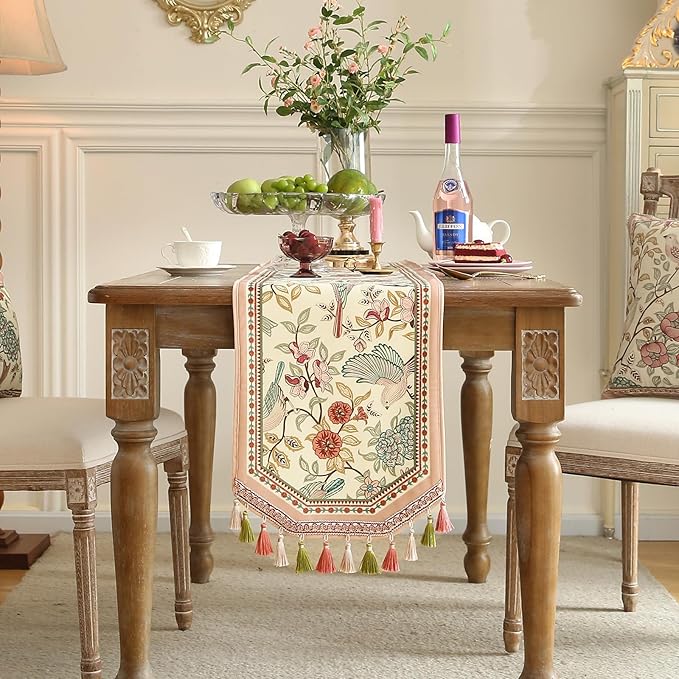 patdrea Velvet French Table Runner Farmhouse - Image 6