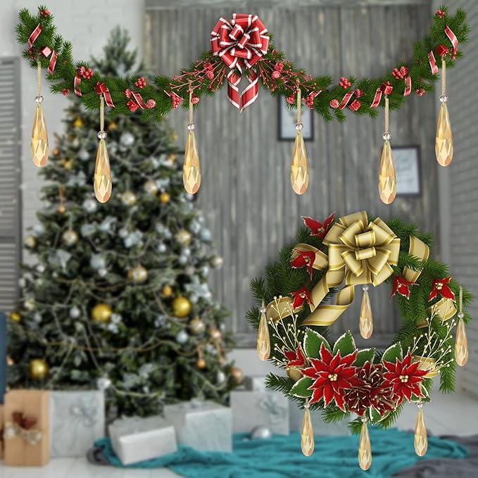 Crystal Glass Christmas Ornaments, Centerpieces, Party Decor - Image 3
