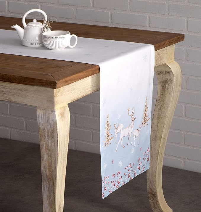 Maison d' Hermine Table Runner 100% Cotton Single Layer Table Runners 90 inches - Image 6