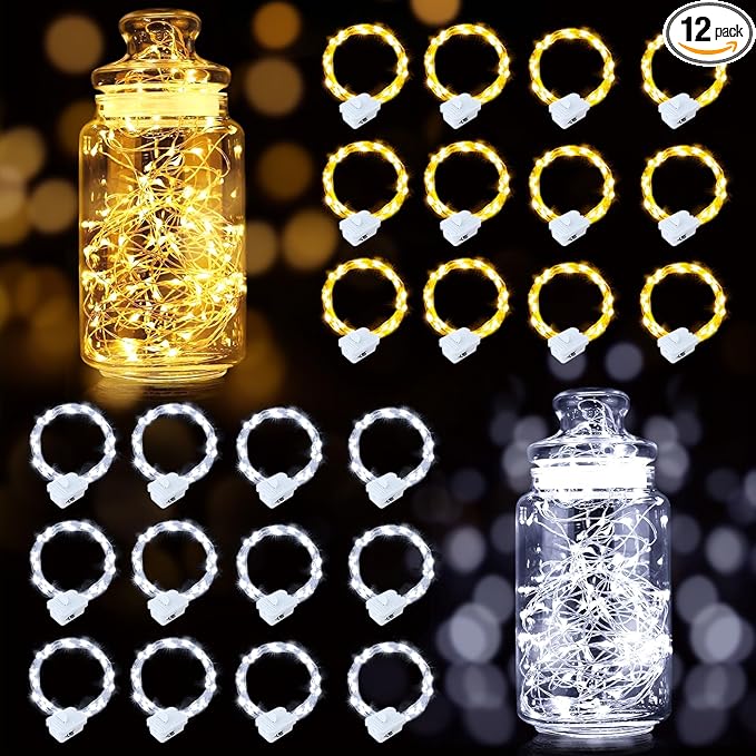 pozzolanas 24 Pack 7ft Waterproof LED Fairy Lights by pozzolanas